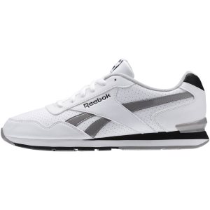 Reebok Royal Glide S Clip Turnschuhe Herren - Weiß/DunkelGrau/Schwarz/Grau - DE 547-EBC